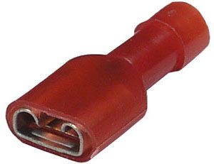 22-18 AWG .110 Vinyl Oval Quick Connectors