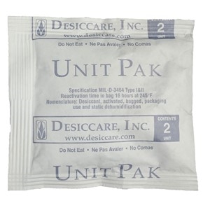 Desiccant in Tyvek Pouch, 2 Unit, 150/Pail