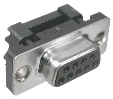Female Ribbon Cable D-Subs 9-Position