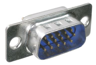 Male High Density Solder D-Sub 15-Position