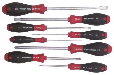 SoftFinish Sl/Ph Screwdriver 8Pc Set
