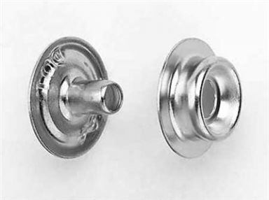 Accessories - Snap Fastener, Male, 0.125" Hole, 10/Pack