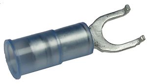 16-14 AWG #8 Nylon Flanged Spade Connectors