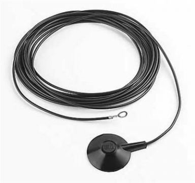 Accessories - Grounding Cord, 15 ft, 10mm Male Stud, 1 MEG Resistor
