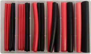 3:1 Black & Red Dual Wall Shrink Tube Kit