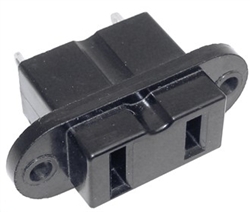 2-Wire Chassis Receptacle 15A/125VAC