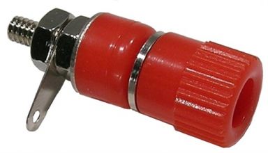 Low Profile Binding Post Red