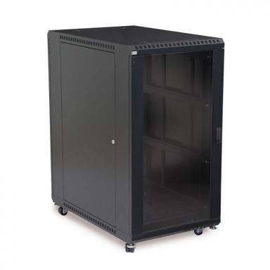 22U-Standard-19-inch-Vented-Rear-Door-Glass-Front-Door
