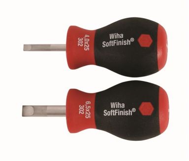 SoftFinish Stubby Slotted 2 Pc Set