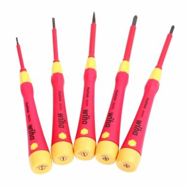 5 Pc. Insulated Precision Slotted & Phillips Screwdrivers Set