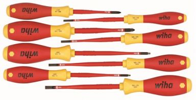 Insulated SlimLine 8 Piece Screwdrivers Set