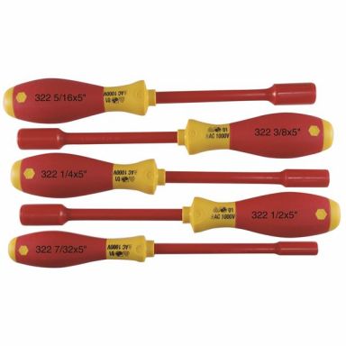 Insulated Nut Driver Inch 5Pc Set