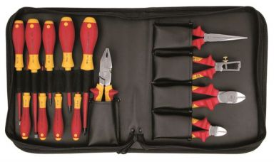 Insulated Plier/Cutter/Dr/Nut Dr 14Pc