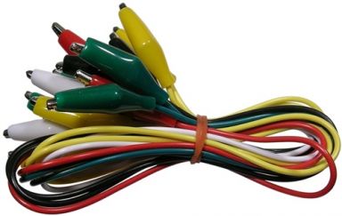 Clip Lead Set (10) 24 AWG