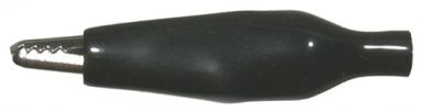 40mm Insulated Alligator Clip Black