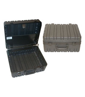 8802B, 8 In. All Black Locking Rotationally Molded Tool Case-Lrge 19.25x15.50x8.5