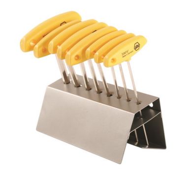Soft Grip Hex T-Handle Inch 8 Pc Set 1/8 - 3/8"