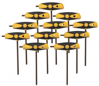 SoftGrip Inch T-Handle Set 11Pc 5/64-3/8