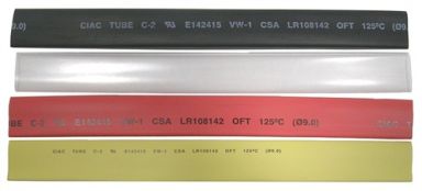 Heat Shrink Tubing 3/8" Assortment (2 pces each color)