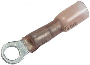 20-18 AWG #10 Crimp-Solder-Seal Ring Connectors