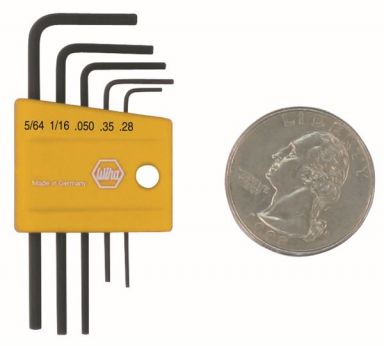 Mini L-Key Short Hex Inch Set .028-5/64