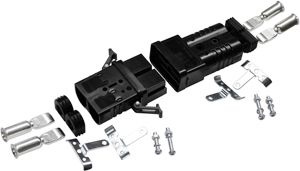 3/0 AWG 275A Black Weatherproof Modular Connectors