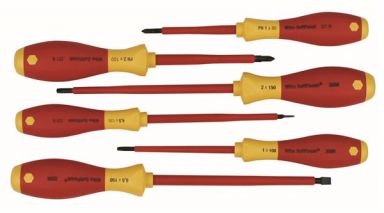 Insulated Slot/Ph/Sq Screwdriver 6Pc Set