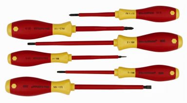 Insulated Slot/Ph/Sq Screwdriver 6Pc Set