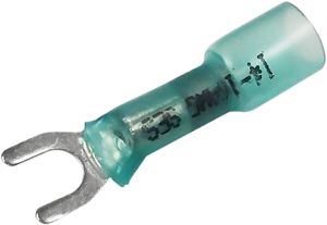 16-14 AWG Crimp-Solder-Seal Spade Connector