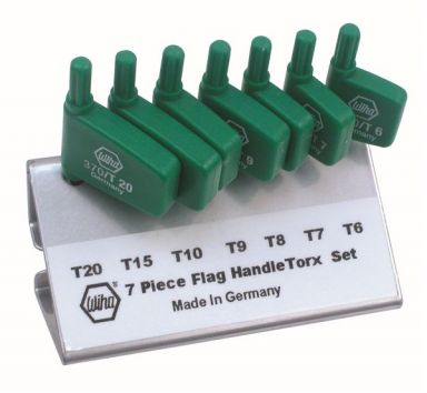 Torx Flag Handle 7Pc Set w/Stand T6-T20