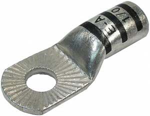 1/0 AWG 3/8" Single Barrel Stackable Lug