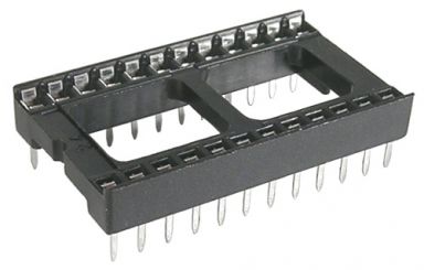 Dual Wipe Standard I.C. Socket 16-Position