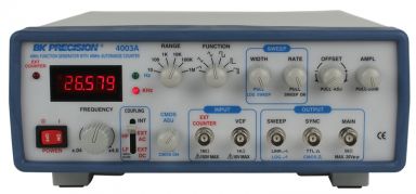 4 MHz Sweep Function Generator with 5 digit Red LED