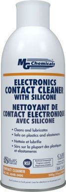 Contact Cleaner With Electronic Grade Silicone, 340 grams (12 oz) aerosol