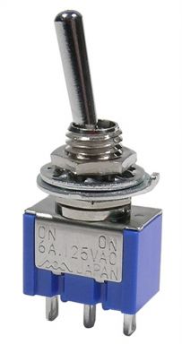 Standard Sub-Miniature Switch SPDT On-On 6A @ 125VAC