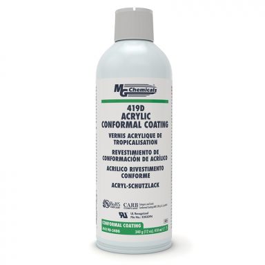 Premium Acrylic Lacquer Conformal Coating II, Aerosol 340 g (12 oz)