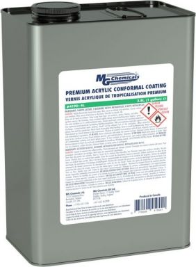 Premium Acrylic Lacquer Conformal Coating, 3.8 L (1 gallon)