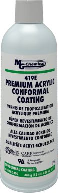 Premium Acrylic Lacquer Conformal Coating, Aerosol 340 g (12 oz)