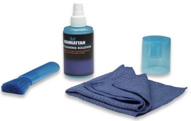 LCD Cleaning Kit Alcohol-free, Includes Cleaning Solution, Brush and Microfiber Cloth