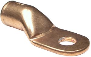 1/0 AWG 3/8" Non-Plated Tubular Lug Ring