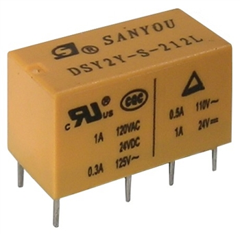 1 AMP PC Relay (16-PIN DIP) 2C 12VDC 720?