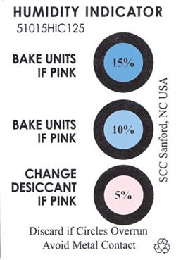 Humidity Indicator Card (HIC), 125/Can