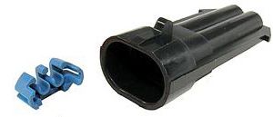 2-Way Male Metri-Pack Housing Assembly