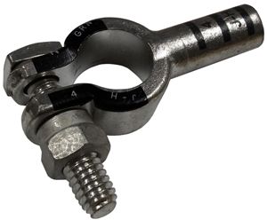 4 AWG Negative Straight Barrel Battery Terminal