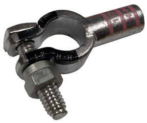 2-1 AWG Straight Barrel Battery Terminal