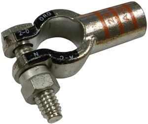 2/0 AWG Straight Barrel Battery Terminal
