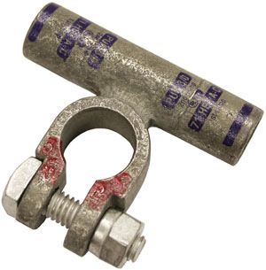 3/0 AWG Right Angle Flag Battery Terminal