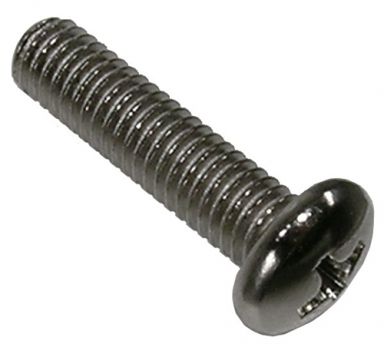 Nickel Plated Round Phillips Head Bolts (Metric) 4mm Size 14mm Length