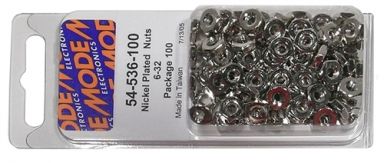 Nickel Plated Nuts (UNC) Size #6
