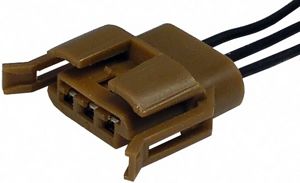 3 Wire Straight Lamp Socket Base